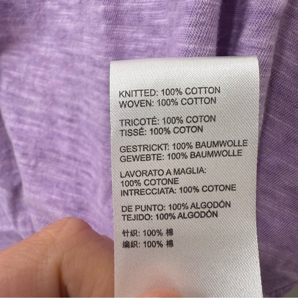 Pilcro Purple Heather Short Sleeve Tee Small Anthropologie Soft - Picture 5 of 6